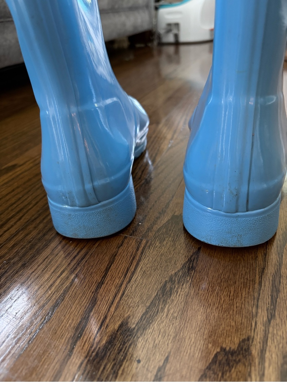 Hunter Bright Blue Classic Rain Boots - Picture 7 of 10